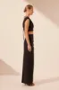 LANI DRAPED MAXI SKIRT - BLACK sold by Shona Joy