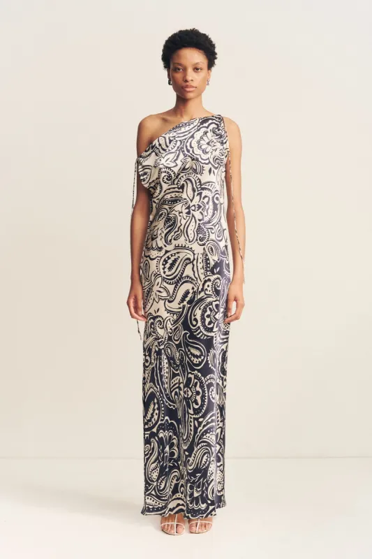 ANTHEA SILK TIE MAXI DRESS sold by Shona Joy