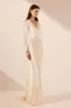 LA LUNE LIA SILK WRAP CROP BLOUSE - IVORY sold by Shona Joy