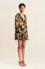 XENIA TIERED DRAWSTRING MINI DRESS sold by Shona Joy