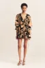 XENIA TIERED DRAWSTRING MINI DRESS sold by Shona Joy