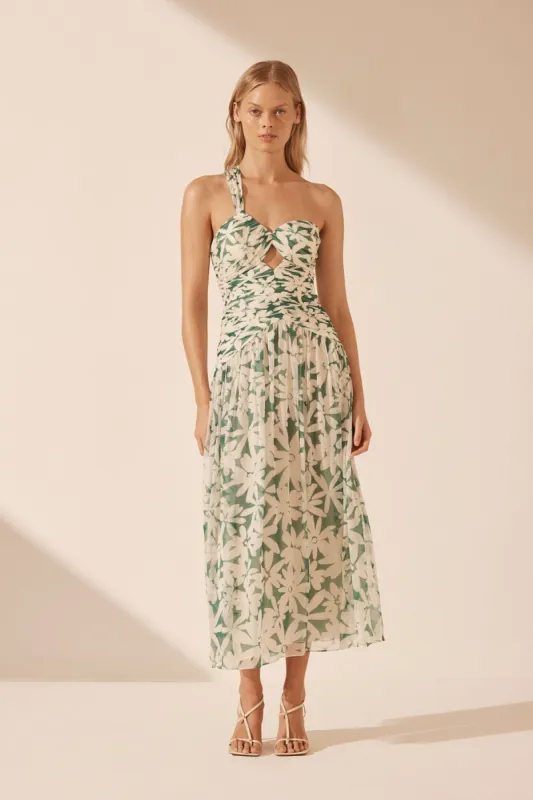 MARGUERITE ONE SHOULDER MIDI DRESS sold by Shona Joy