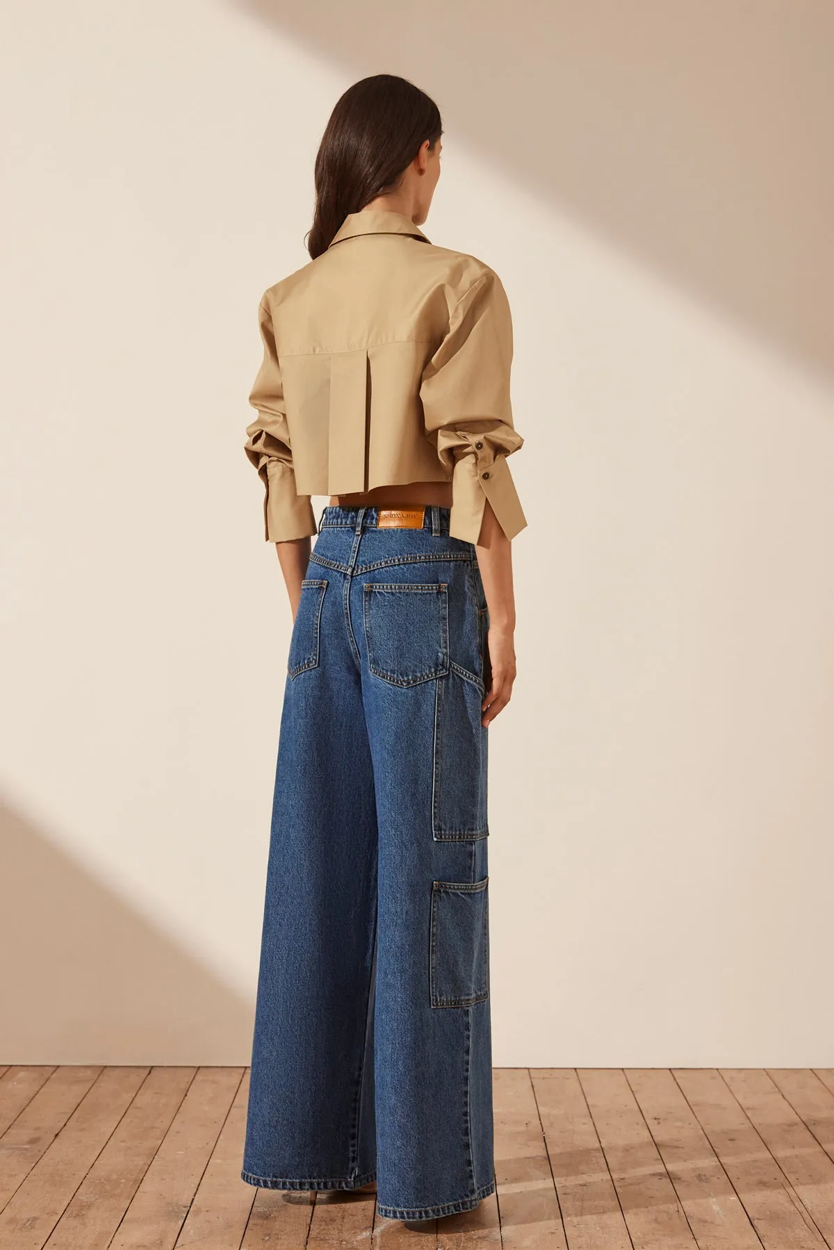 TOVERE WIDE LEG CARGO JEAN sold by Shona Joy product image thumbnail 5