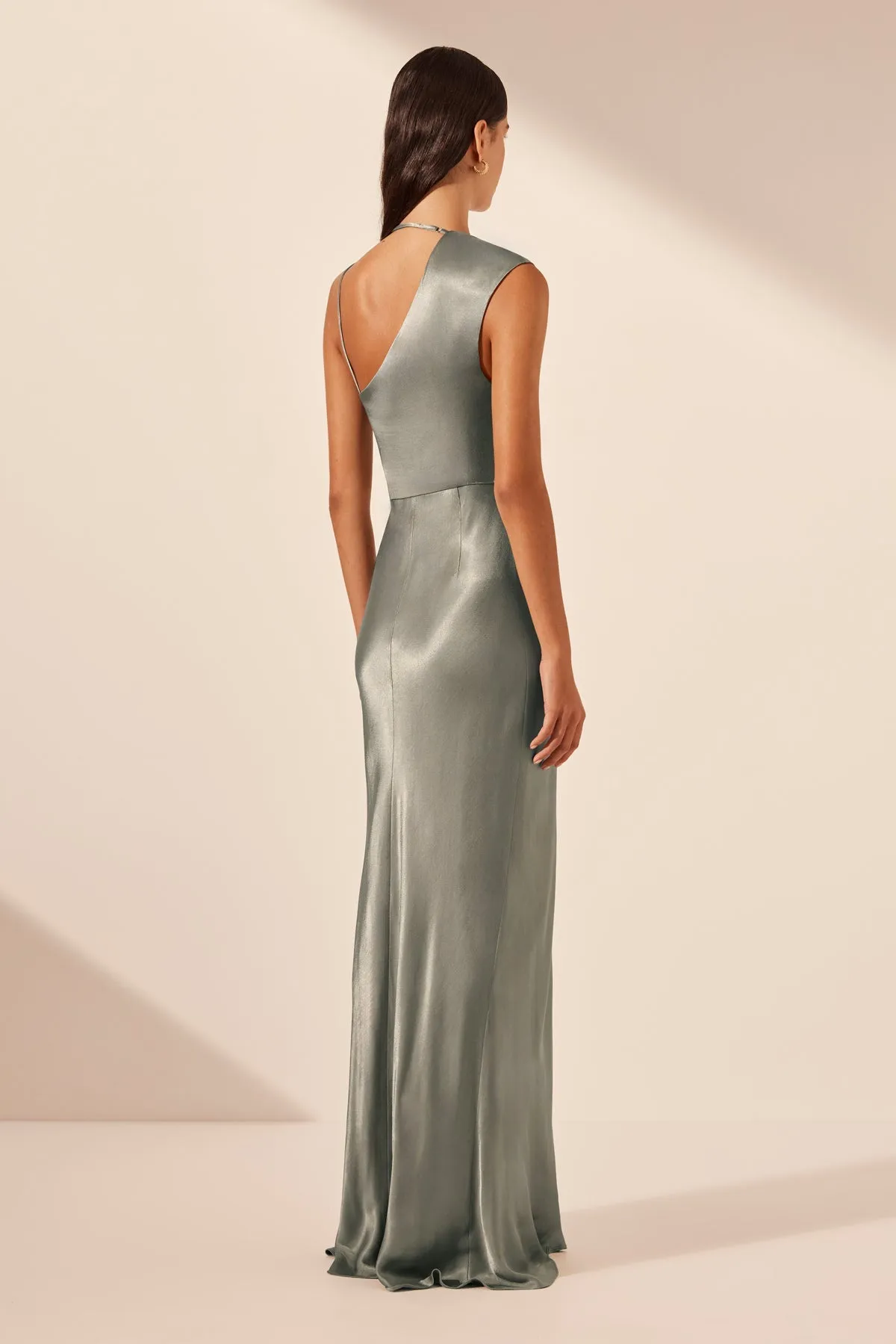 LA LUNE DRAPED MAXI DRESS - SAGE sold by Shona Joy product image thumbnail 5