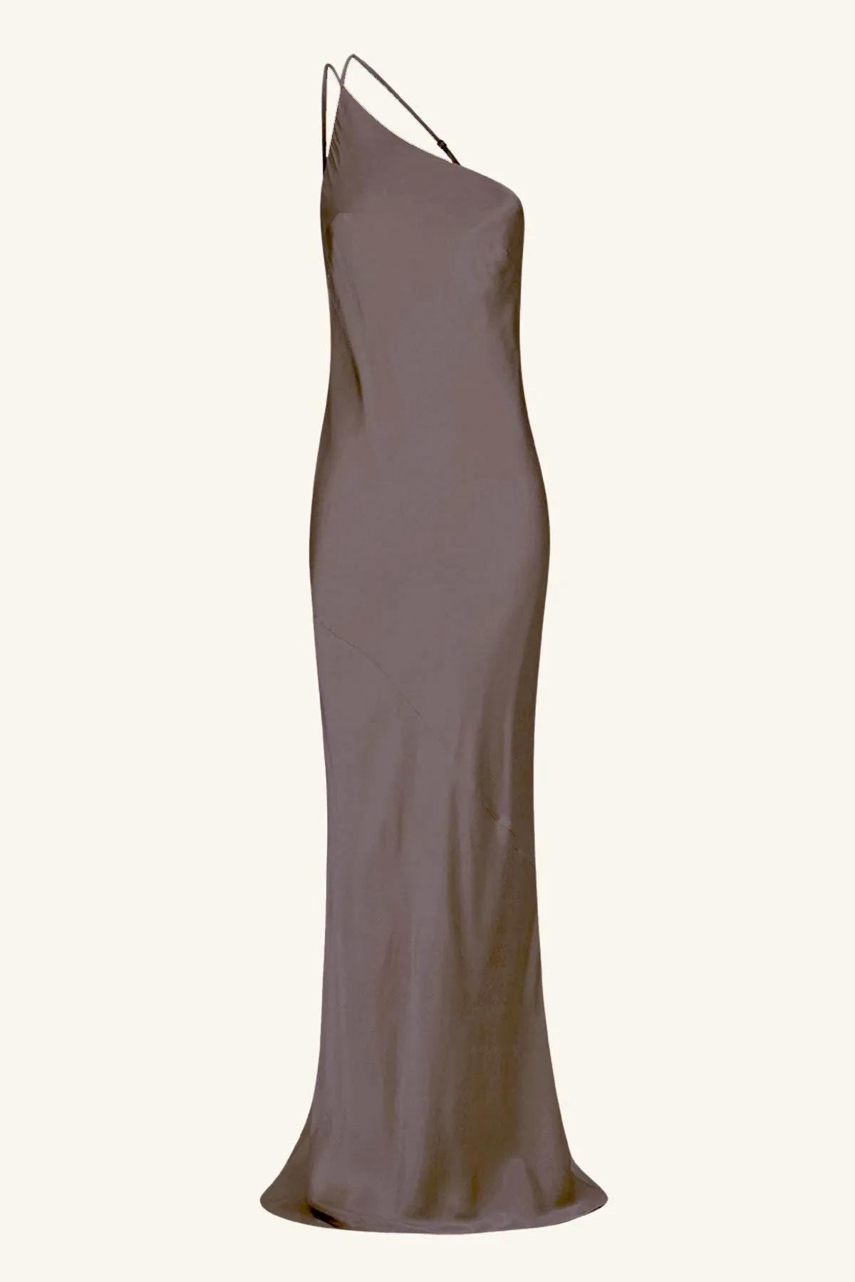 LA LUNE ONE SHOULDER COWL BACK MAXI DRESS - GRAPHITE sold by Shona Joy product image thumbnail 5