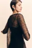 MONA LONG SLEEVE MINI DRESS - BLACK sold by Shona Joy