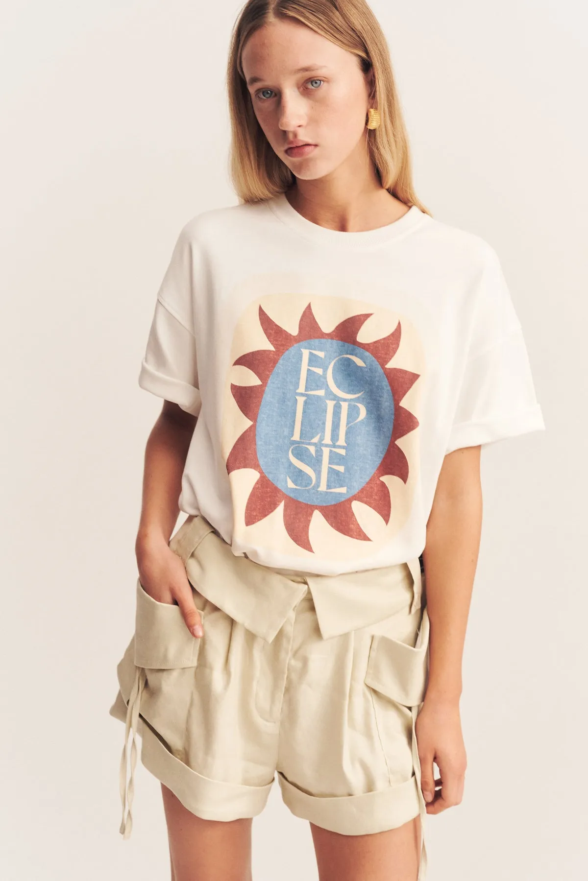 ECLIPSE BOYFRIEND OVERSIZED T SHIRT sold by Shona Joy product image thumbnail 2