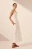 ALIAH HIGH NECK MIDI DRESS - IVORY sold by Shona Joy