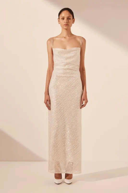 ALAYA COWL MAXI DRESS sold by Shona Joy