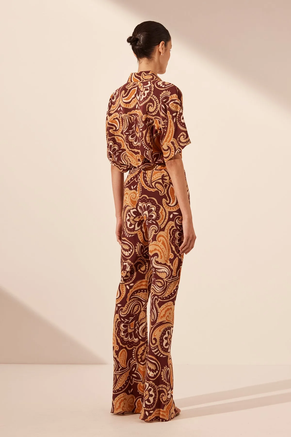 ZAHRA SILK BIAS CUT PANT sold by Shona Joy product image thumbnail 5