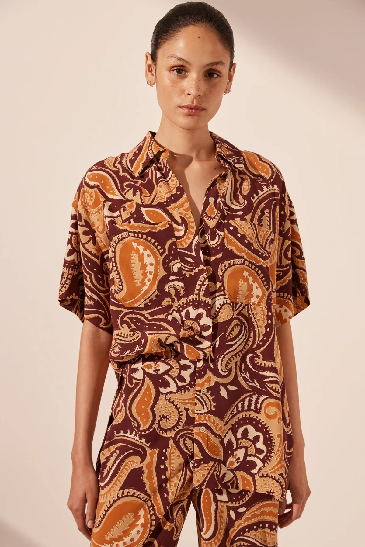 ZAHRA SILK BIAS CUT PANT sold by Shona Joy product image thumbnail 2