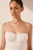 BLANC GATHERED MIDI DRESS sold by Shona Joy