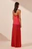 MORAYA DROPPED WAIST MAXI DRESS - CHILLI sold by Shona Joy