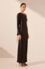 NORA LACE DETAIL MAXI DRESS - BLACK sold by Shona Joy