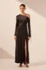 NORA LACE DETAIL MAXI DRESS - BLACK sold by Shona Joy