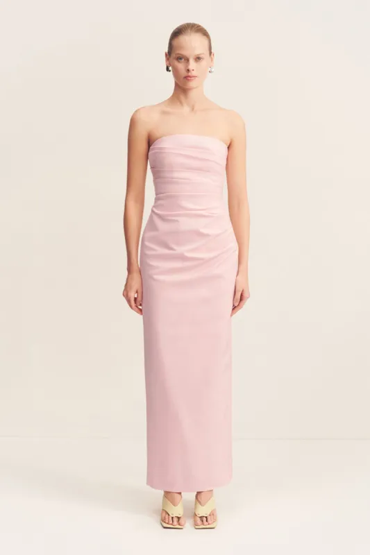 LANI STRAPLESS DRAPED MAXI DRESS - FAIRYFLOSS sold by Shona Joy