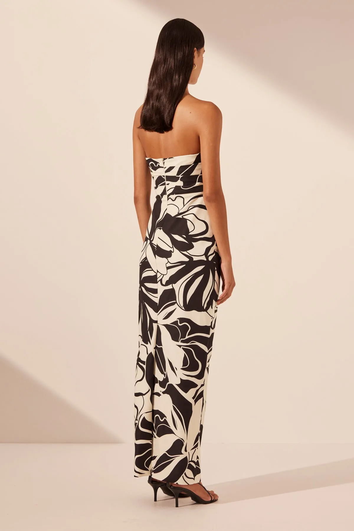 AZIZE STRAPLESS DRAPED MAXI DRESS sold by Shona Joy product image thumbnail 5
