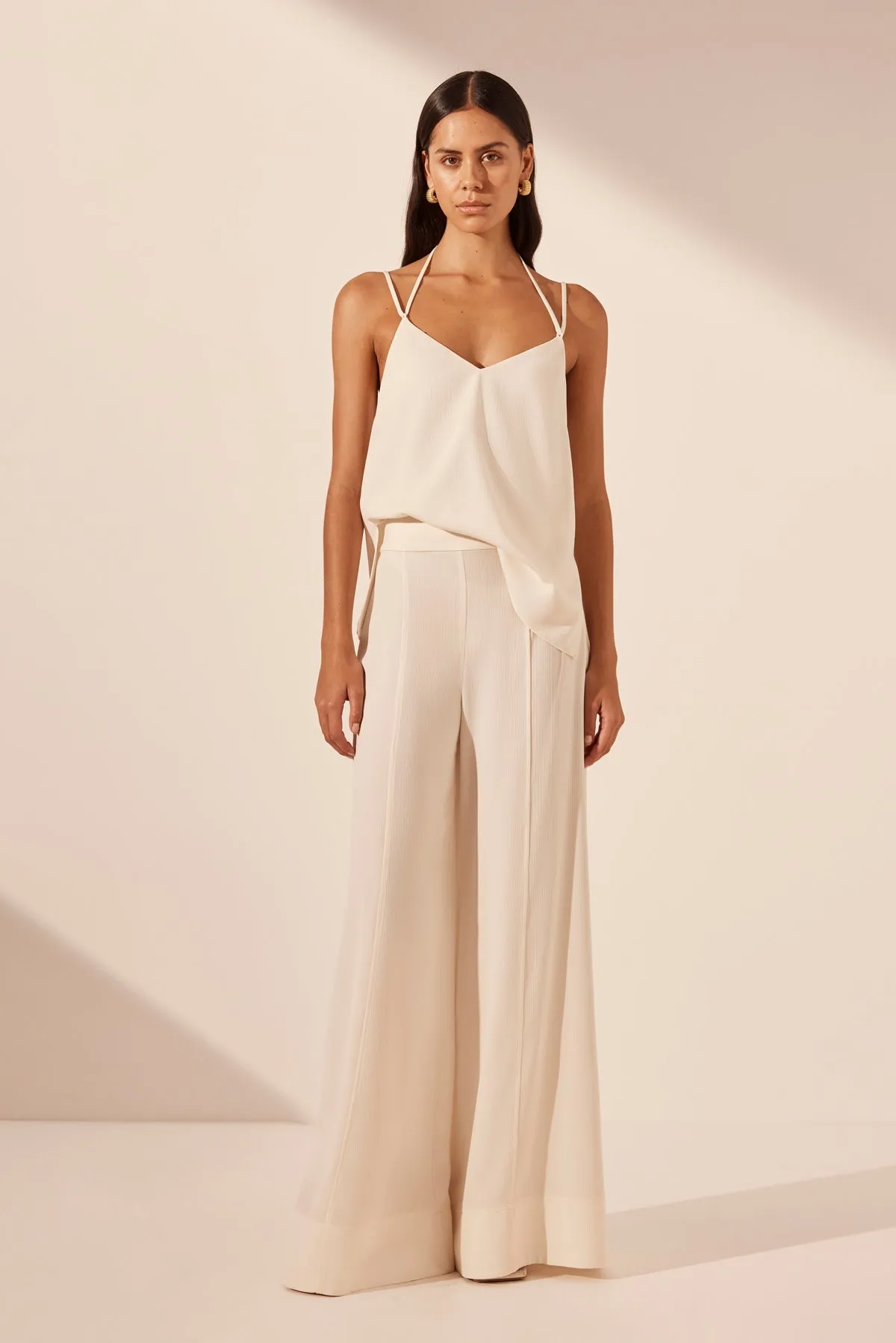 ILIAD PALAZZO PANTS - RICE sold by Shona Joy