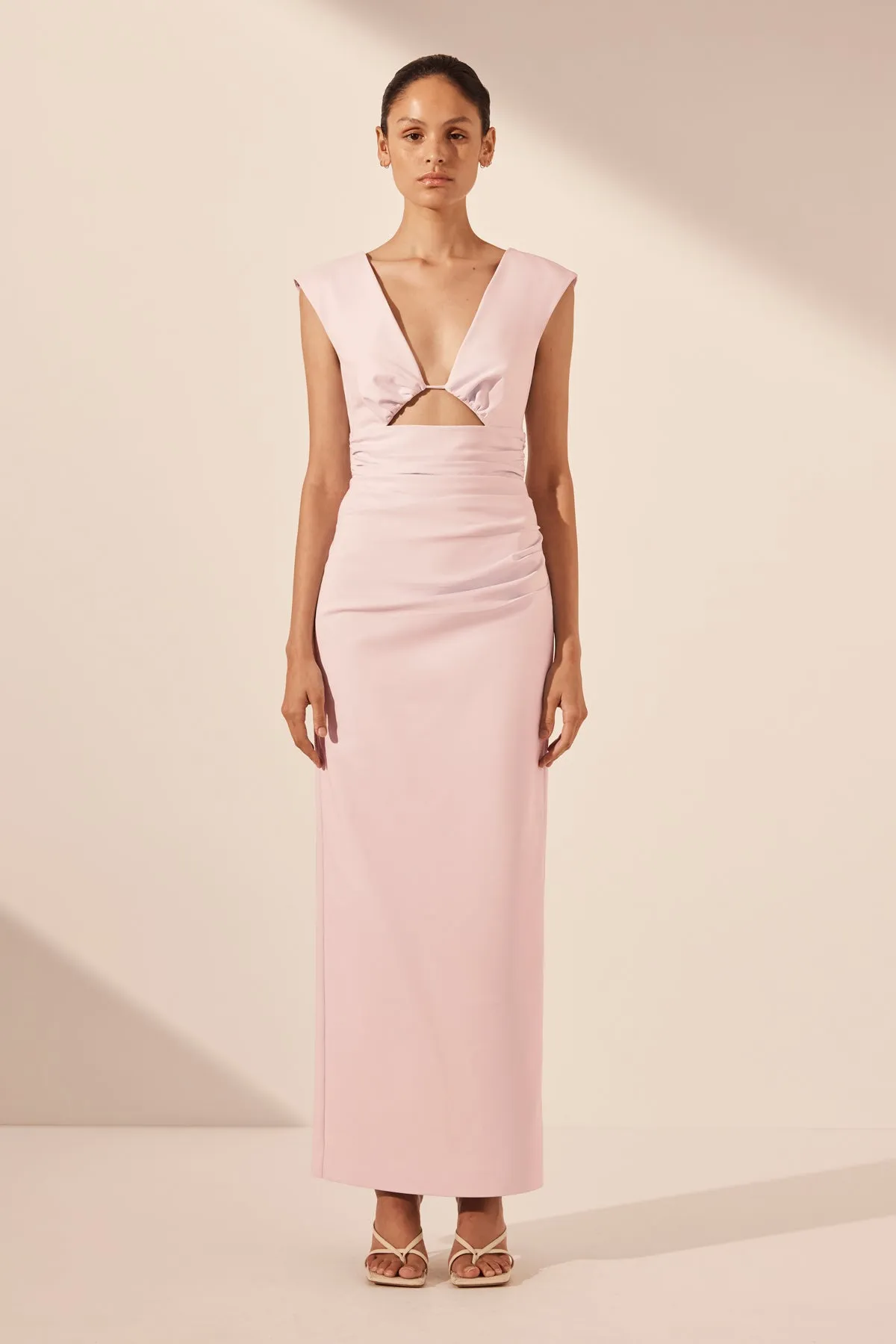 LANI PLUNGED CUT OUT MAXI DRESS - FAIRYFLOSS sold by Shona Joy