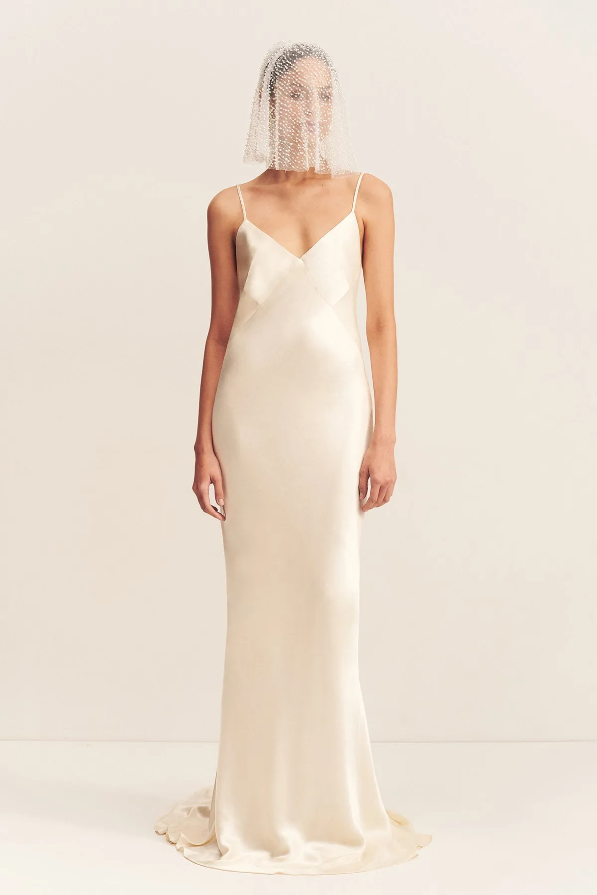 IRIDESCENT EMBELLISHED VEIL sold by Shona Joy