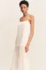 MORAYA DROPPED WAIST MAXI DRESS - IVORY sold by Shona Joy