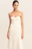 LUMINOUS LACE PANELLED MAXI DRESS - IVORY sold by Shona Joy