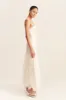 LUMINOUS LACE PANELLED MAXI DRESS - IVORY sold by Shona Joy