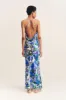 CURLEWIS DOUBLE COWL MAXI DRESS sold by Shona Joy