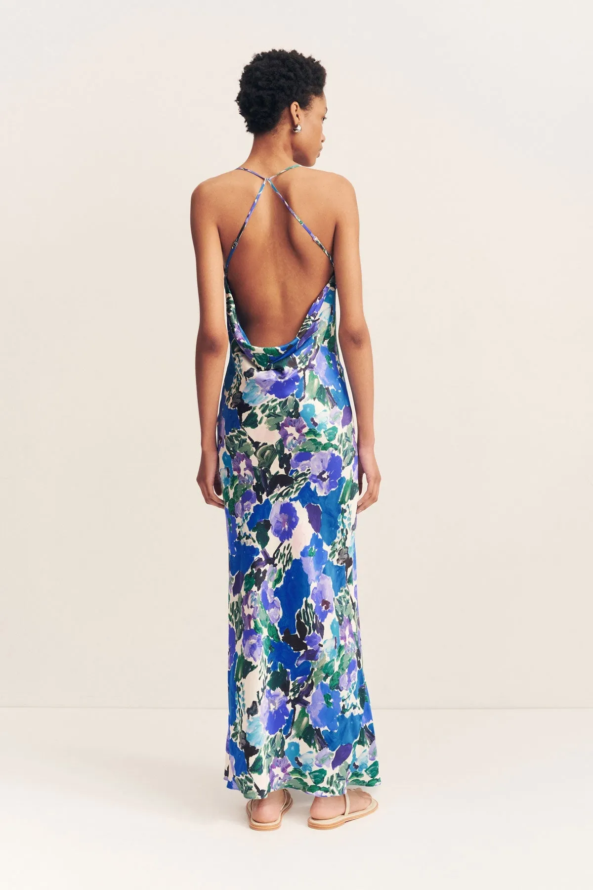 CURLEWIS DOUBLE COWL MAXI DRESS sold by Shona Joy product image thumbnail 5