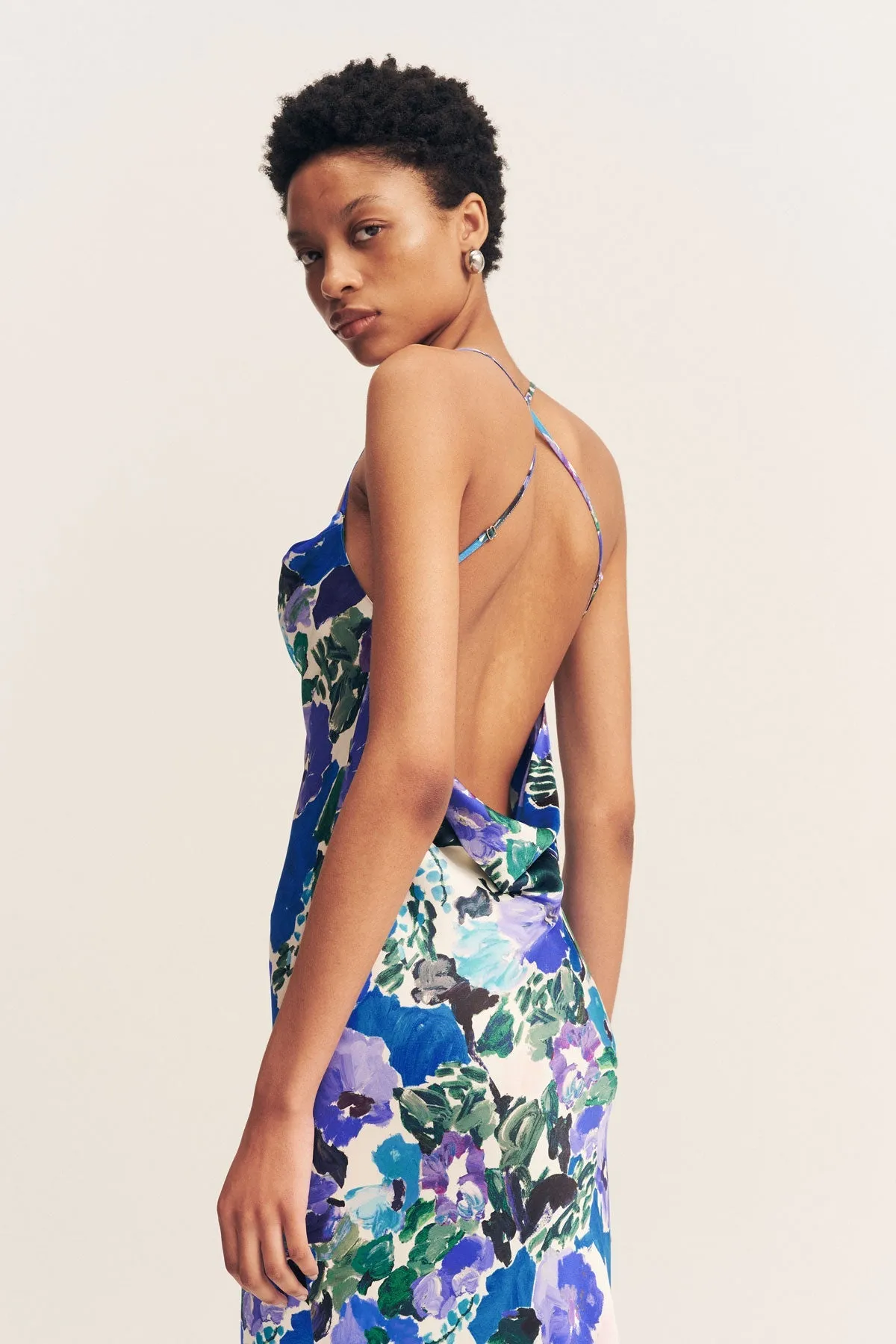 CURLEWIS DOUBLE COWL MAXI DRESS sold by Shona Joy product image thumbnail 2