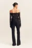 KASBAH SIDE SPLIT PANT - BLACK sold by Shona Joy