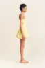 MAIORI STRAPLESS BUBBLE MINI DRESS - LEMON sold by Shona Joy