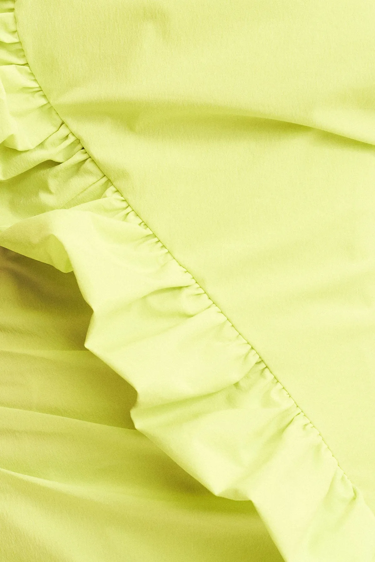 CAMPBELL RUFFLE MIDI DRESS - LIME sold by Shona Joy product image thumbnail 5