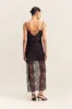 LABYRINTH LACE MAXI DRESS - BLACK sold by Shona Joy
