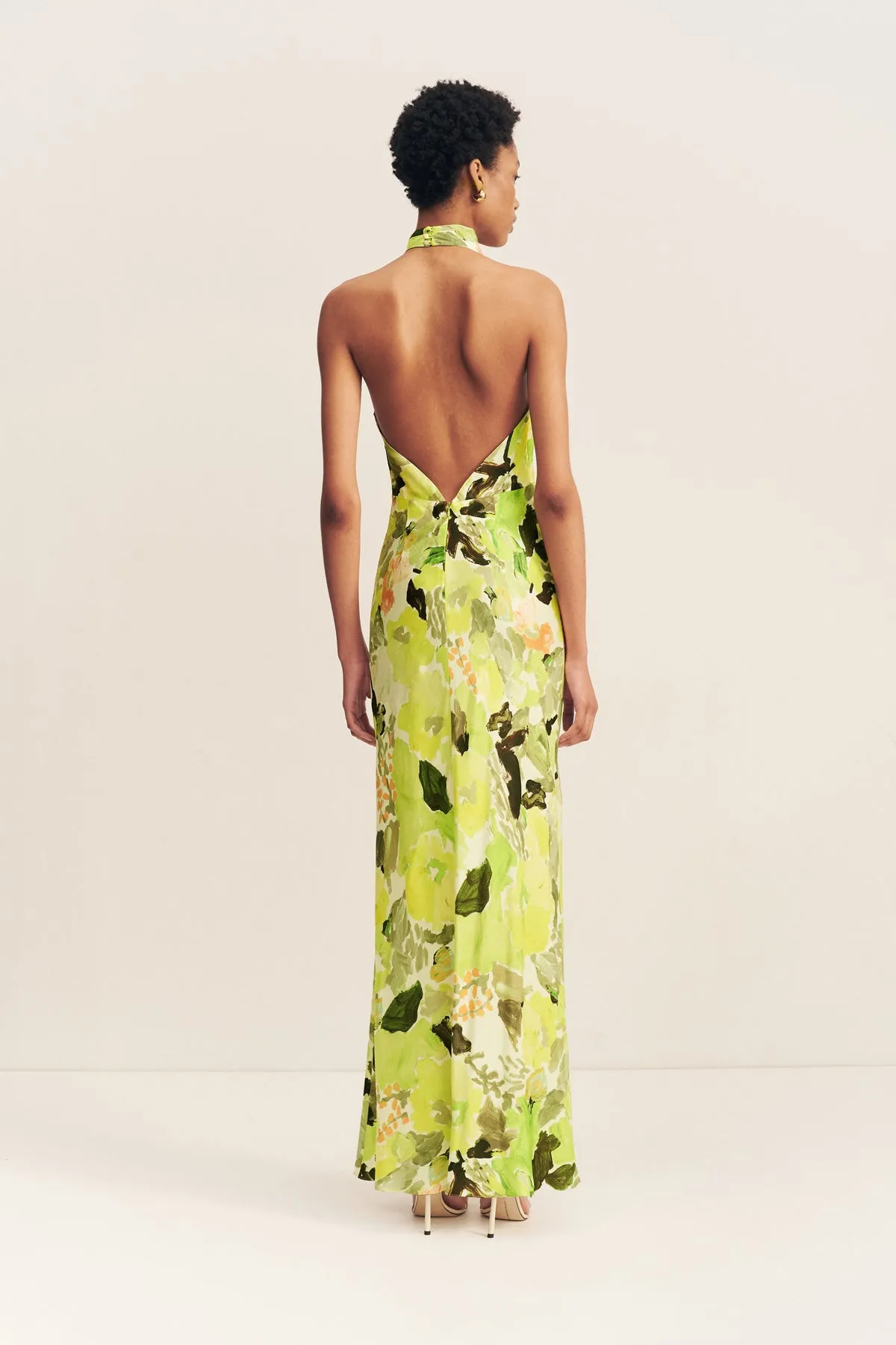 MIDELTON HIGH COWL OPEN BACK MAXI DRESS sold by Shona Joy product image thumbnail 4