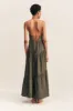 MAIORI TIERED MAXI DRESS - ARMY GREEN sold by Shona Joy