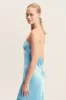 LA LUNE ONE SHOULDER COWL BACK MAXI DRESS - ICEBERG BLUE sold by Shona Joy
