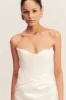 OAKLEY STRAPLESS DRAPED MAXI DRESS - IVORY sold by Shona Joy