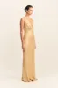 OLIVIERA PLUNGED CROSS BACK MAXI DRESS - TAFFY sold by Shona Joy