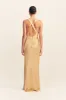 OLIVIERA PLUNGED CROSS BACK MAXI DRESS - TAFFY sold by Shona Joy