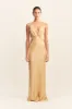 OLIVIERA PLUNGED CROSS BACK MAXI DRESS - TAFFY sold by Shona Joy