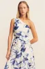 WILLA ASYMMETRICAL GATHERED MAXI DRESS sold by Shona Joy