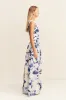 WILLA ASYMMETRICAL GATHERED MAXI DRESS sold by Shona Joy