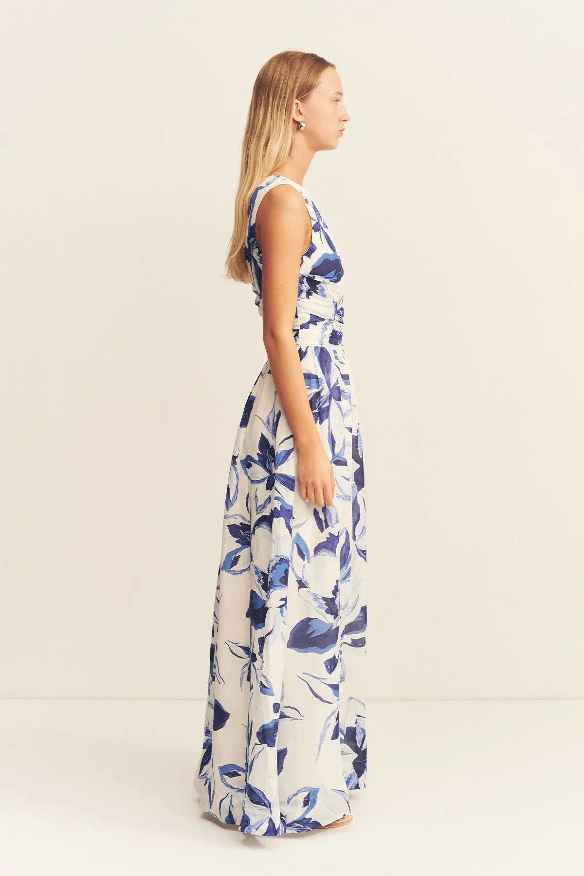 WILLA ASYMMETRICAL GATHERED MAXI DRESS sold by Shona Joy product image thumbnail 4