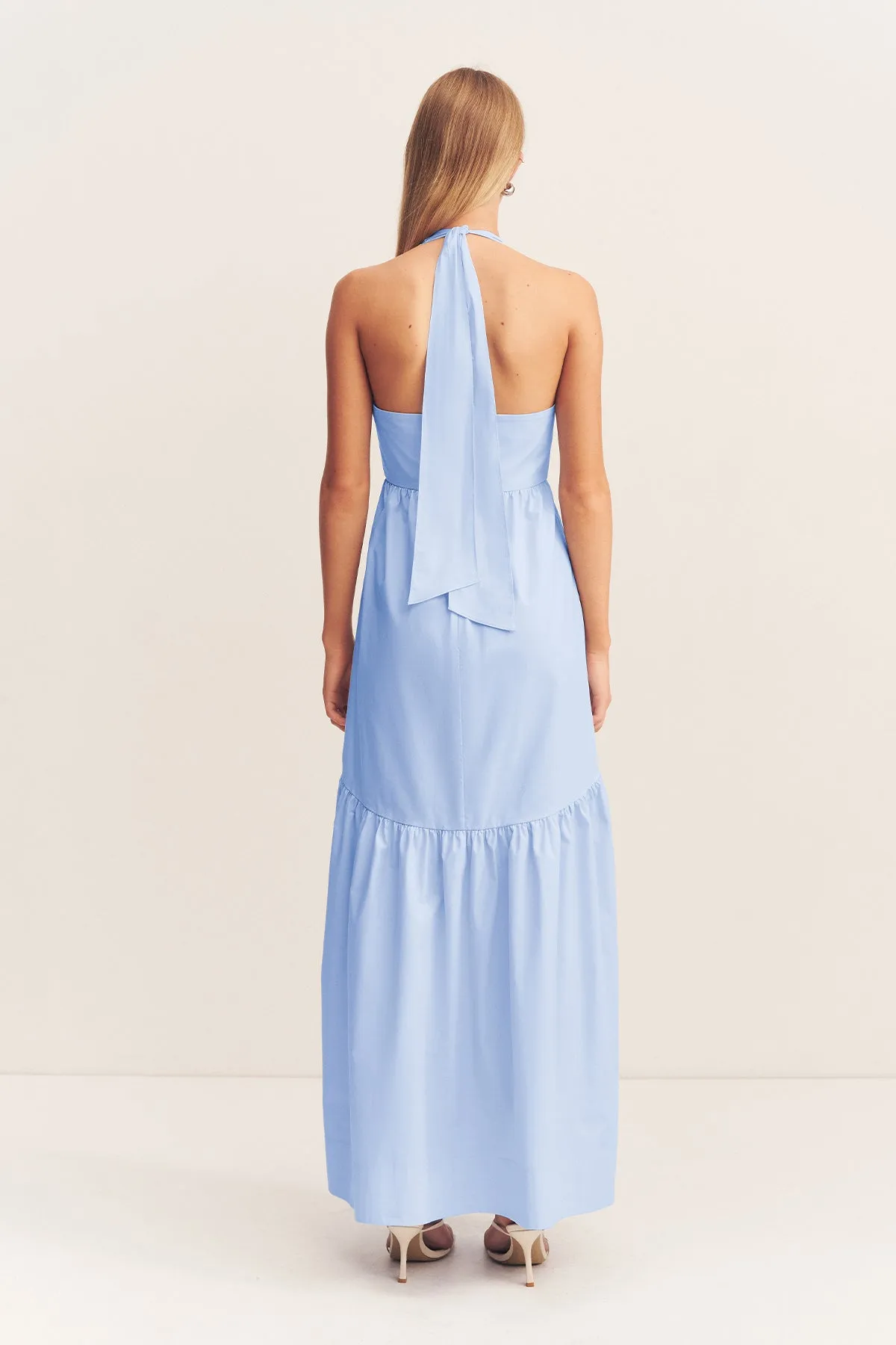 MAIORI HALTER NECK MAXI DRESS - CORNFLOWER BLUE sold by Shona Joy product image thumbnail 5