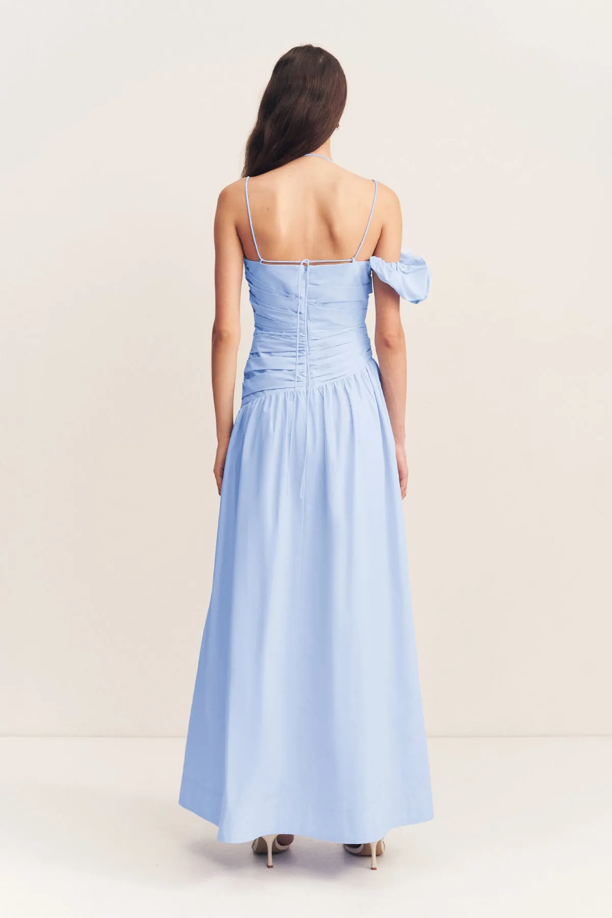 MAIORI BUBBLE SLEEVE MAXI DRESS - CORNFLOWER BLUE sold by Shona Joy product image thumbnail 5