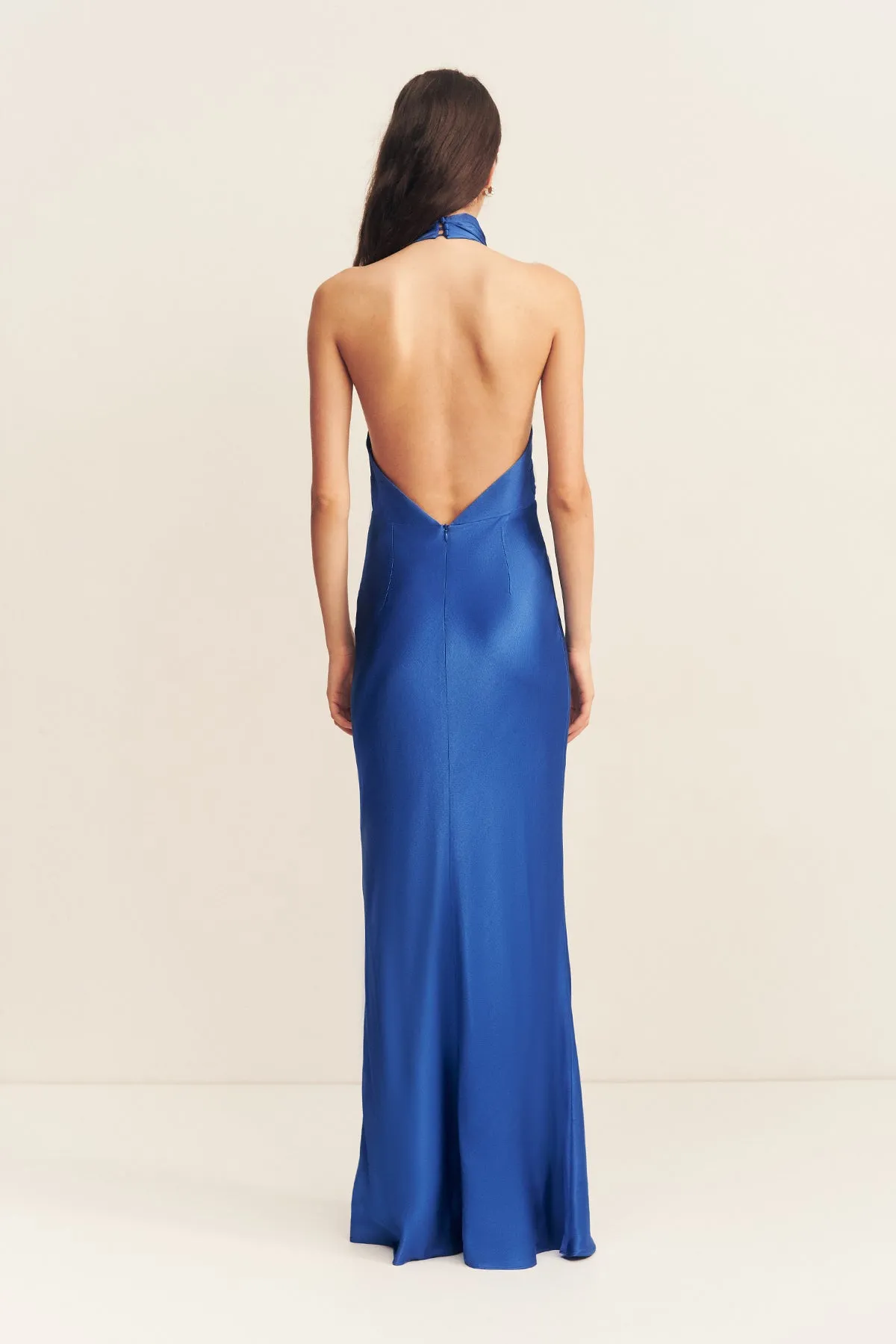 TATUM HIGH COWL OPEN BACK MAXI DRESS - ULTRAMARINE sold by Shona Joy product image thumbnail 5