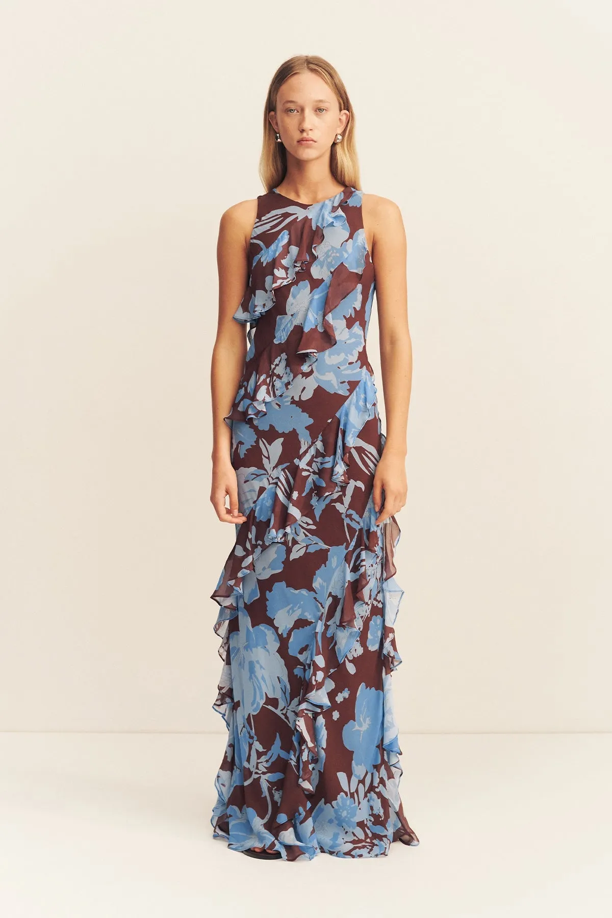 OLSON RUFFLE MAXI DRESS sold by Shona Joy