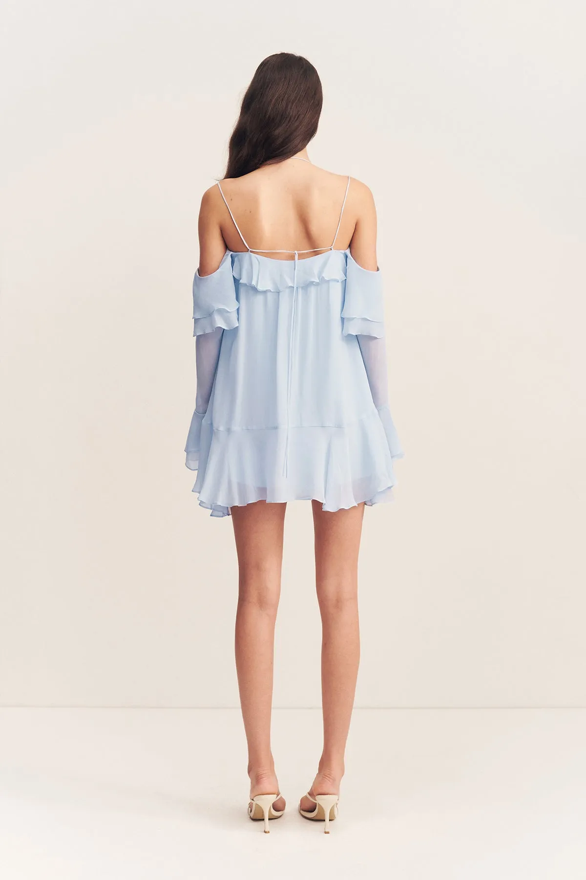 EMORY TIERED MINI DRESS - ARCADIAN BLUE sold by Shona Joy product image thumbnail 5