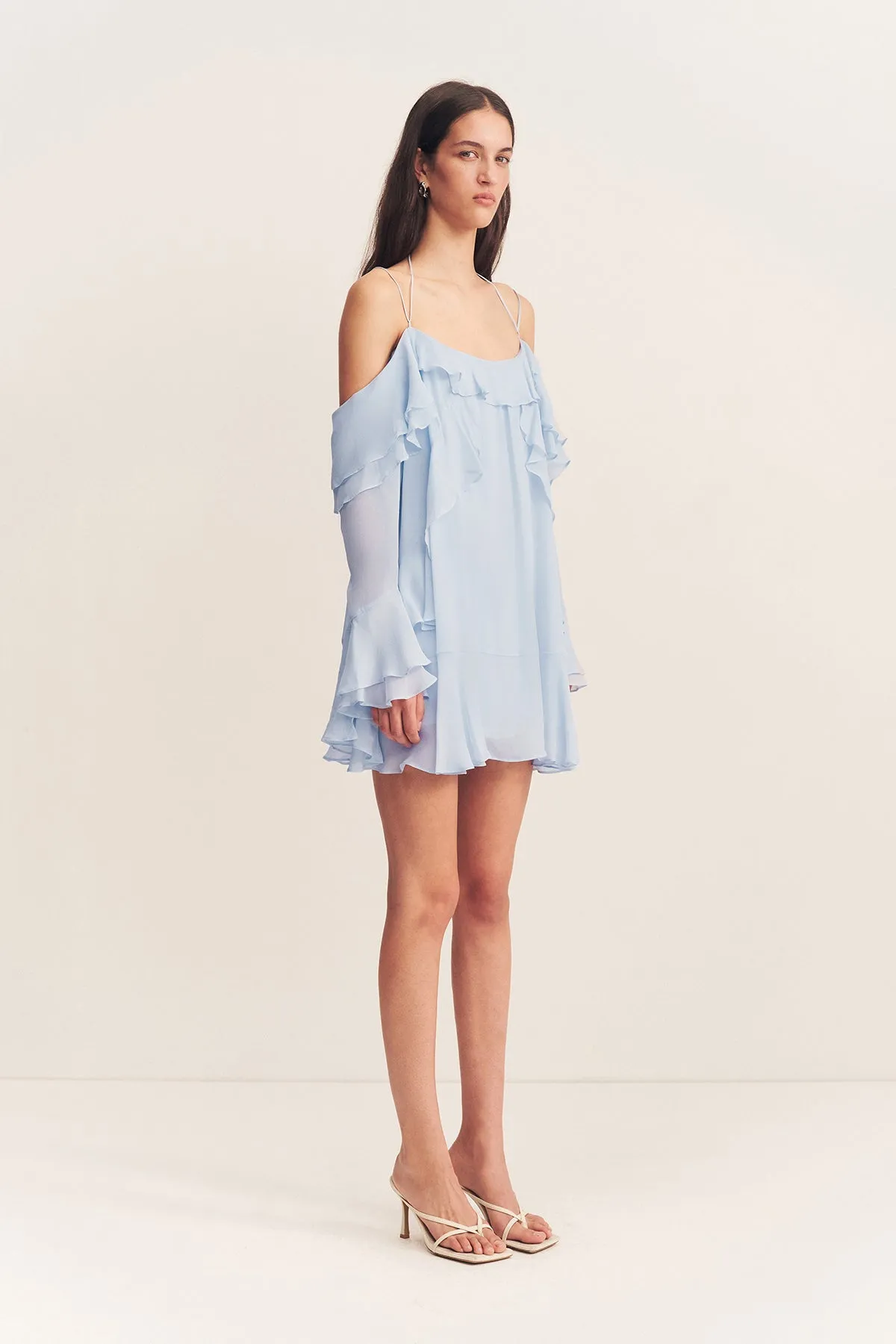 EMORY TIERED MINI DRESS - ARCADIAN BLUE sold by Shona Joy product image thumbnail 3